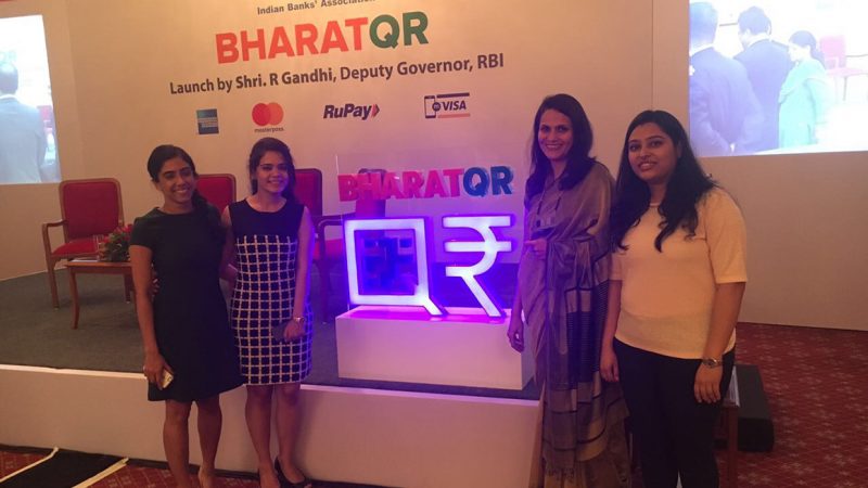 Landor team at Bharat QR launch