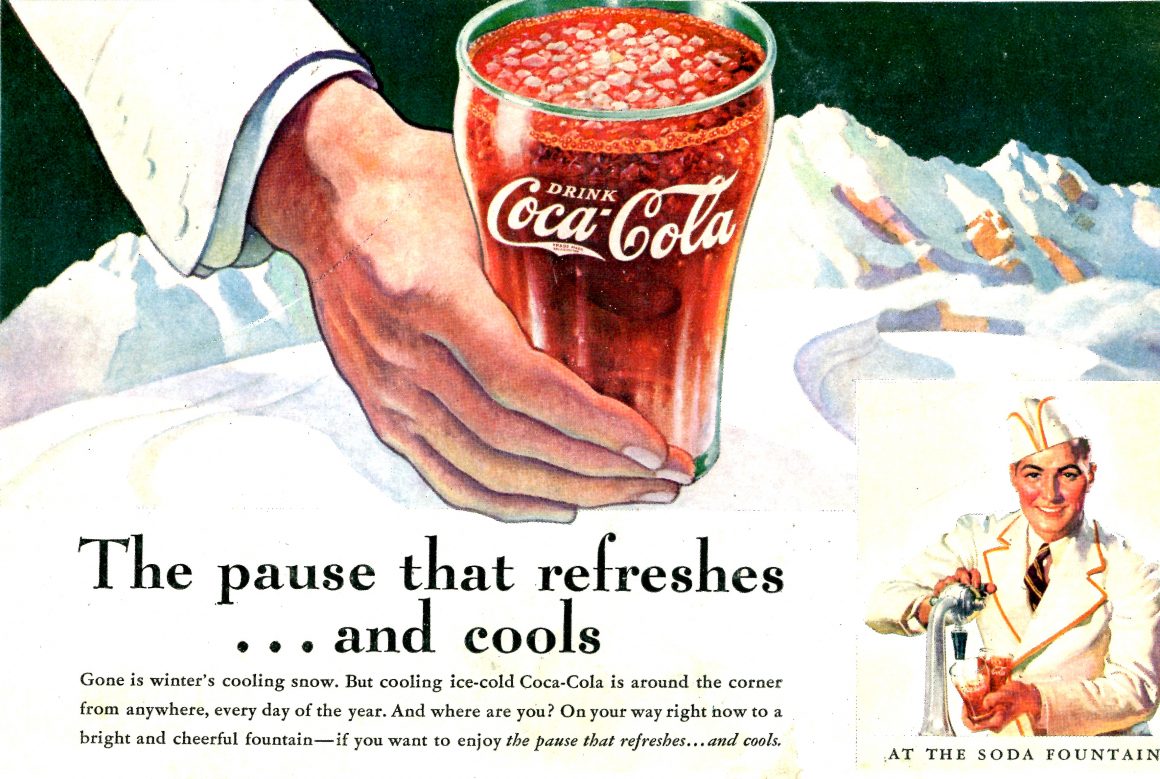 Old Coca-Cola Poster Showing How Brand Governance Has Changed