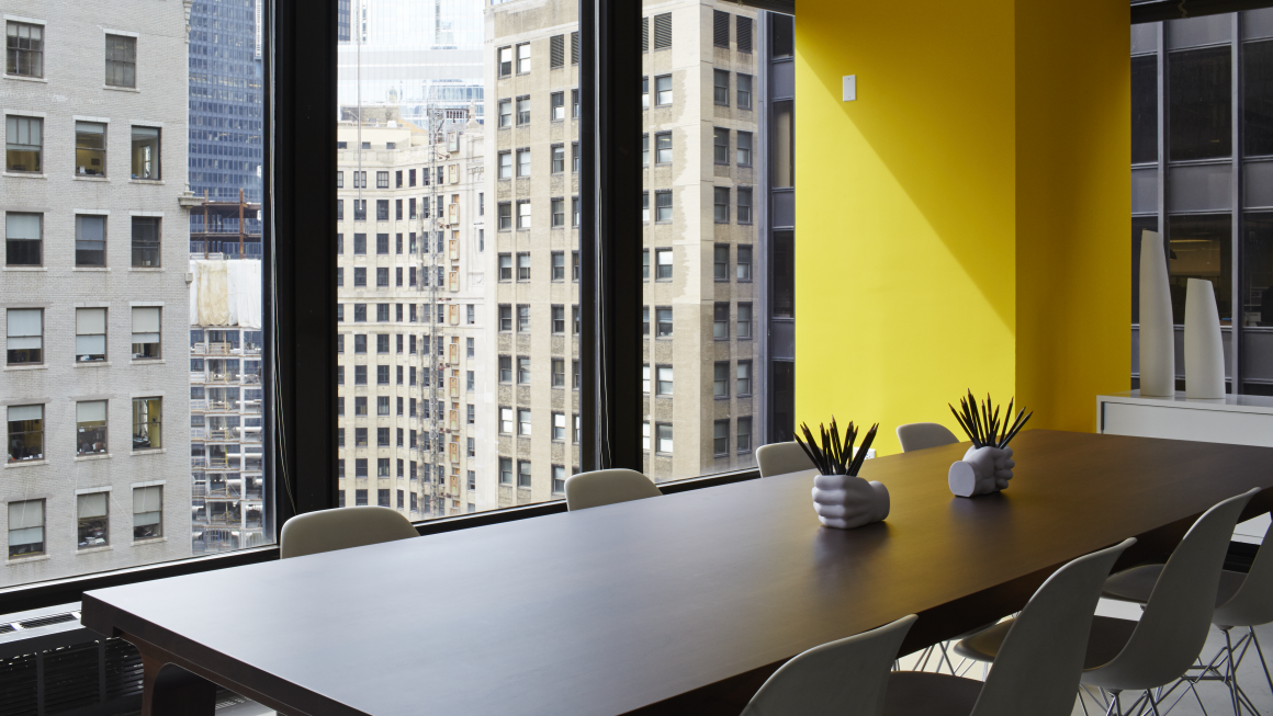 Inside the studio with Landor Chicago: meeting room