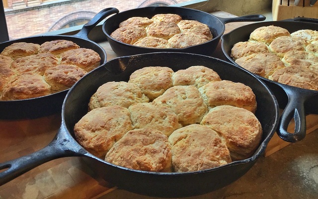Biscuits in the window