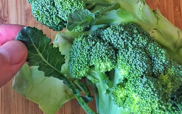 Whole veg cooking broccoli