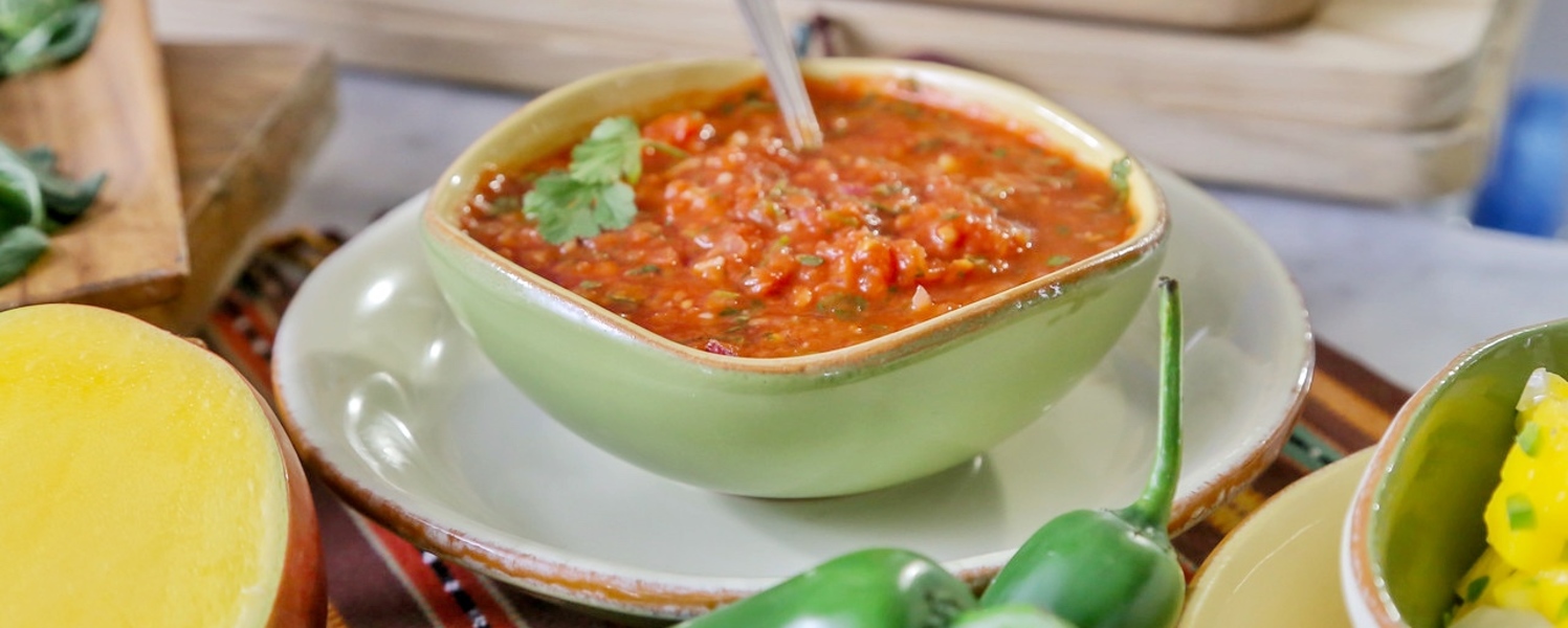 Spicy tomato mash
