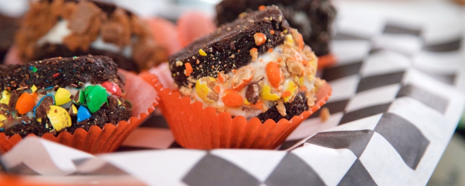 Brownie peanut butter ice cream sandwiches recipe photo web