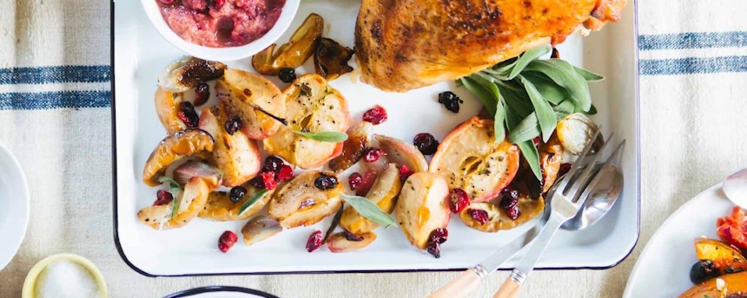Roasted apple banner