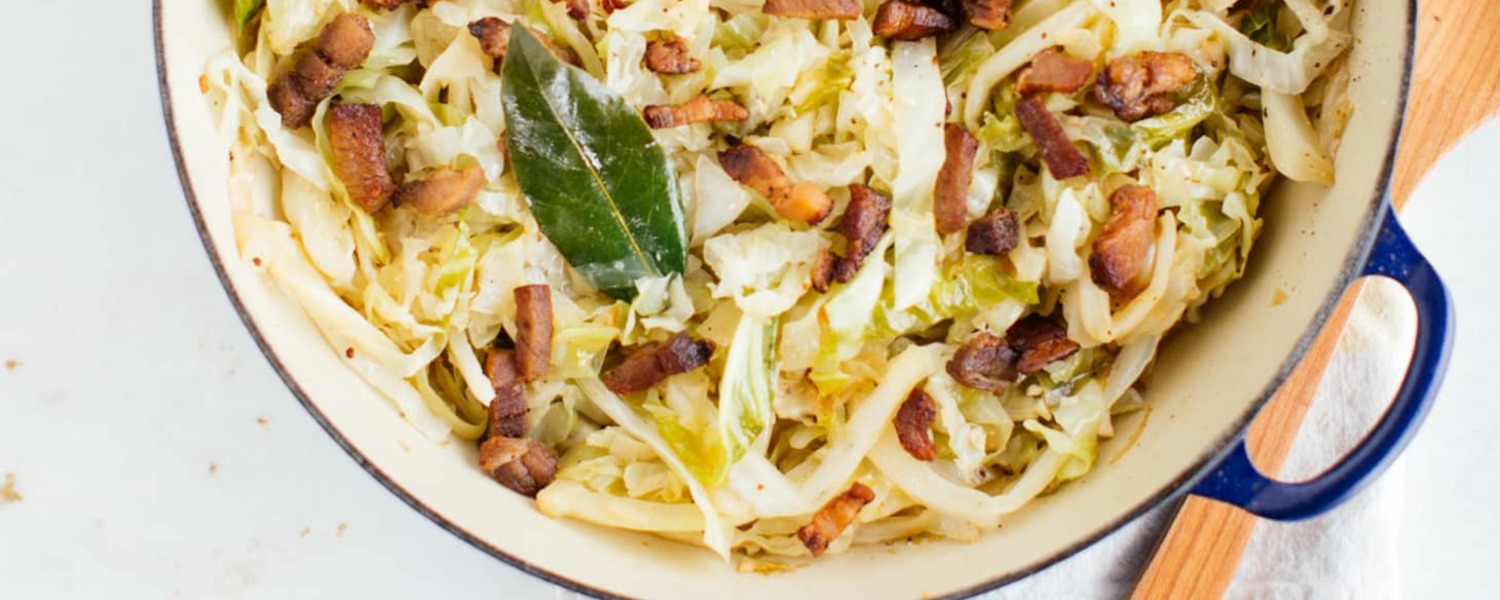 One pot braised cabbage for kitchn