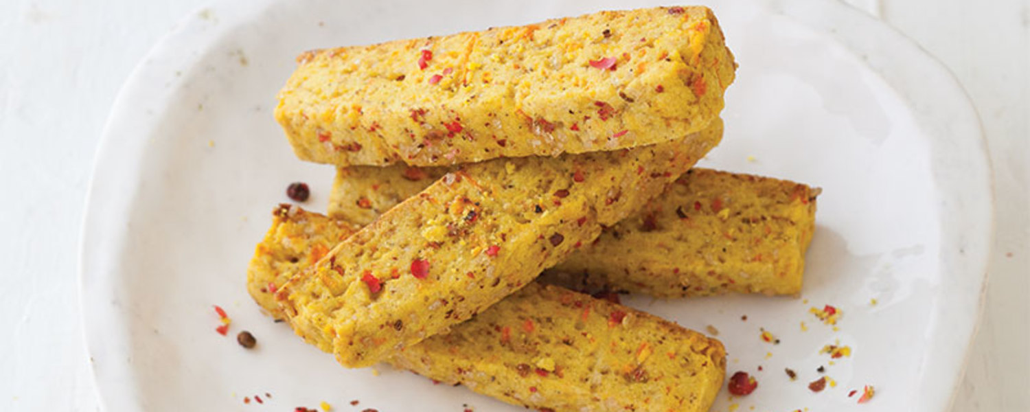 Carrot masala bars