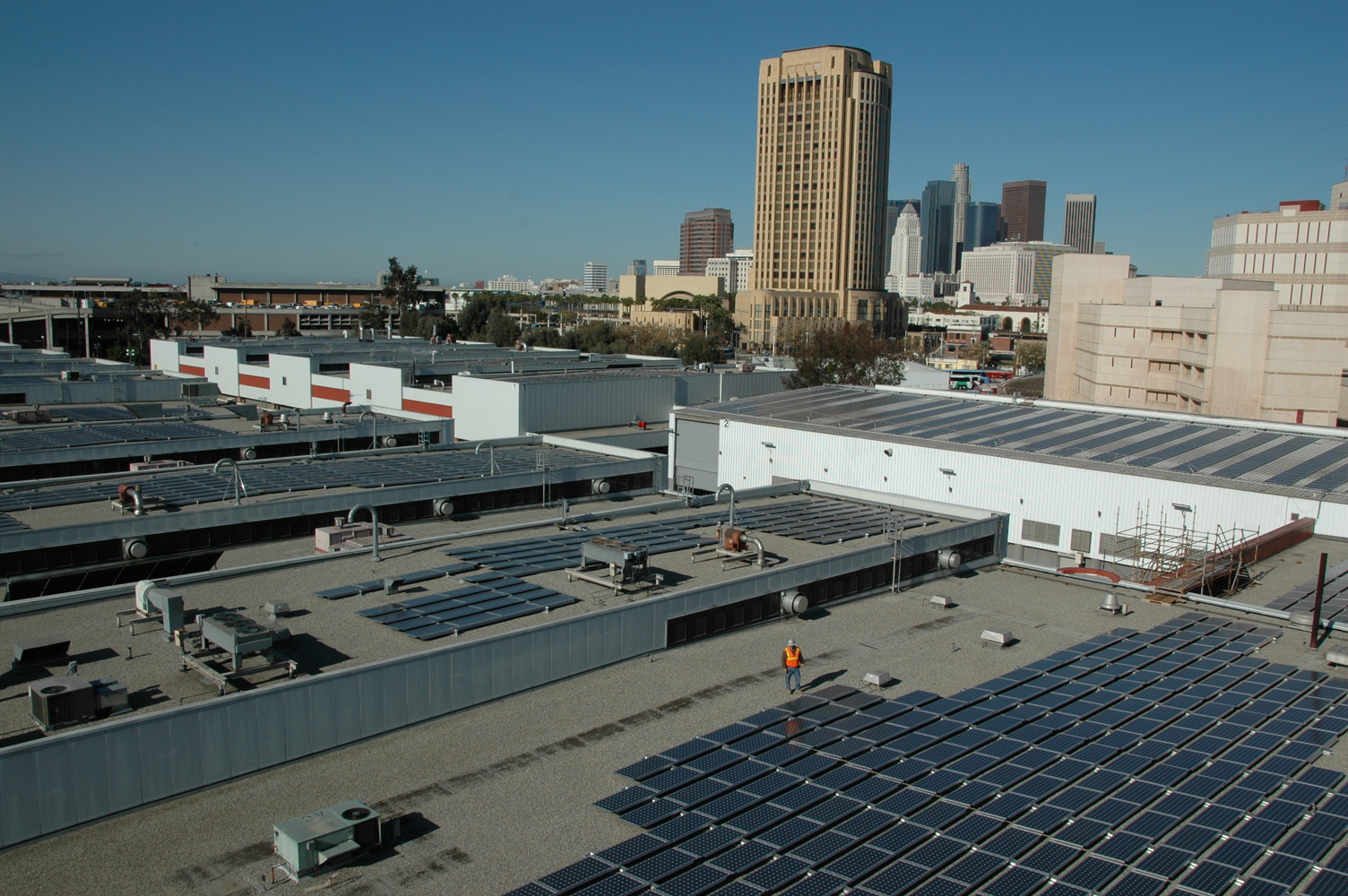 Paneles solares en Union Station