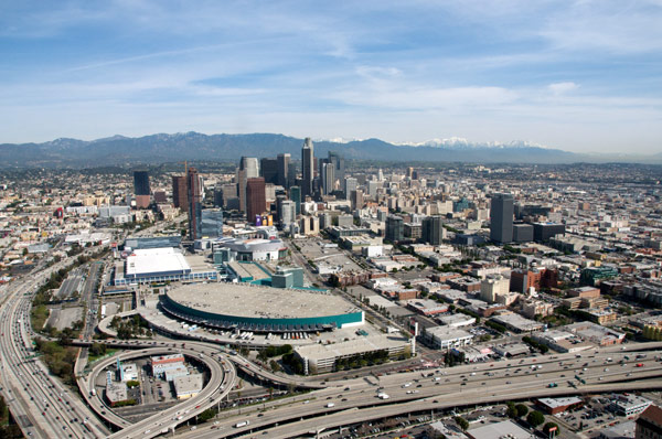 Convention Center Vista áerea del Centro de Convenciones de Los Angeles. Foto Gary Leonard/Metro.