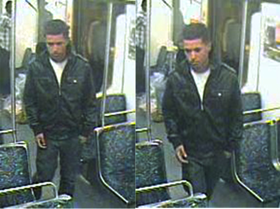 Man_image Metro y el Sheriff están solicitando la ayuda del público si llegan a ver a esta persona. El pasado 16 de julio, aproximadamente a las 11:10 p.m. este sujeto fue captado por las cámaras de video cuando arrebató un iPad de las manos de una pasajera en la Línea Azul del Metro. Cuando el tren estaba llegando a la estación Compton, el sospechoso se acercó a la víctima por detrás y le arrebató su iPad de las manos y se escapó del tren y se salió de la plataforma rumbo al norte a pie. Si usted reconoce a este sujeto por favor llame al Sheriff al (323) 563-5000. El sujeto parece tener de 17 a 19 años de edad con el pelo negro y los ojos cafés. Mide 5.6 o 5.7 de altura y pesa aproximadamente 140 a 159 libras.