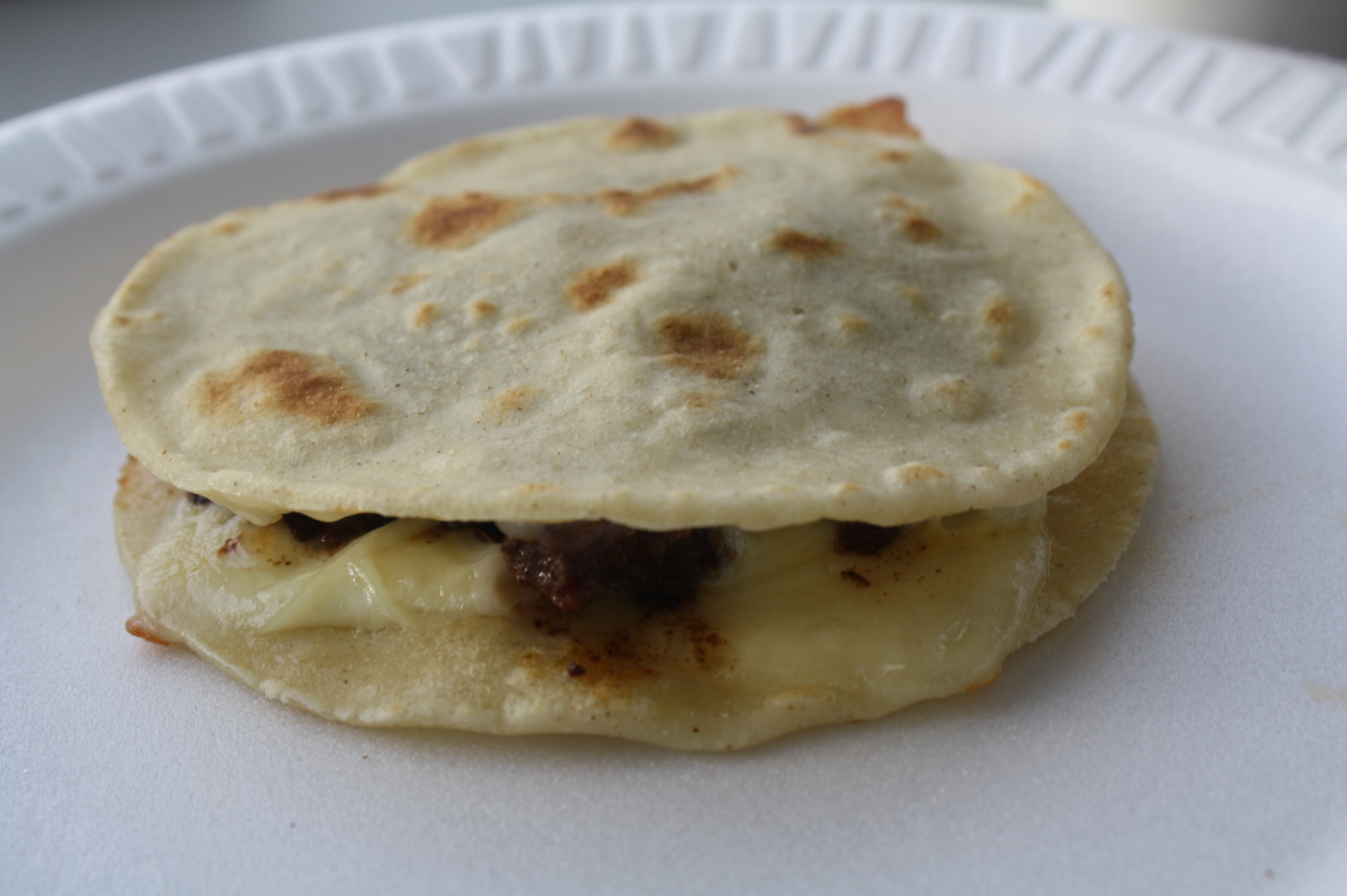 Tacos El Gavilan Mulitas, uno de los antojitos más populares en Tacos El Gavilán (Foto de Agustín Durán/El Pasajero).