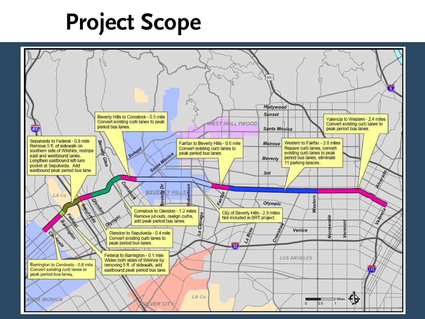 Wilshire bus lane project Wilshire bus lane project