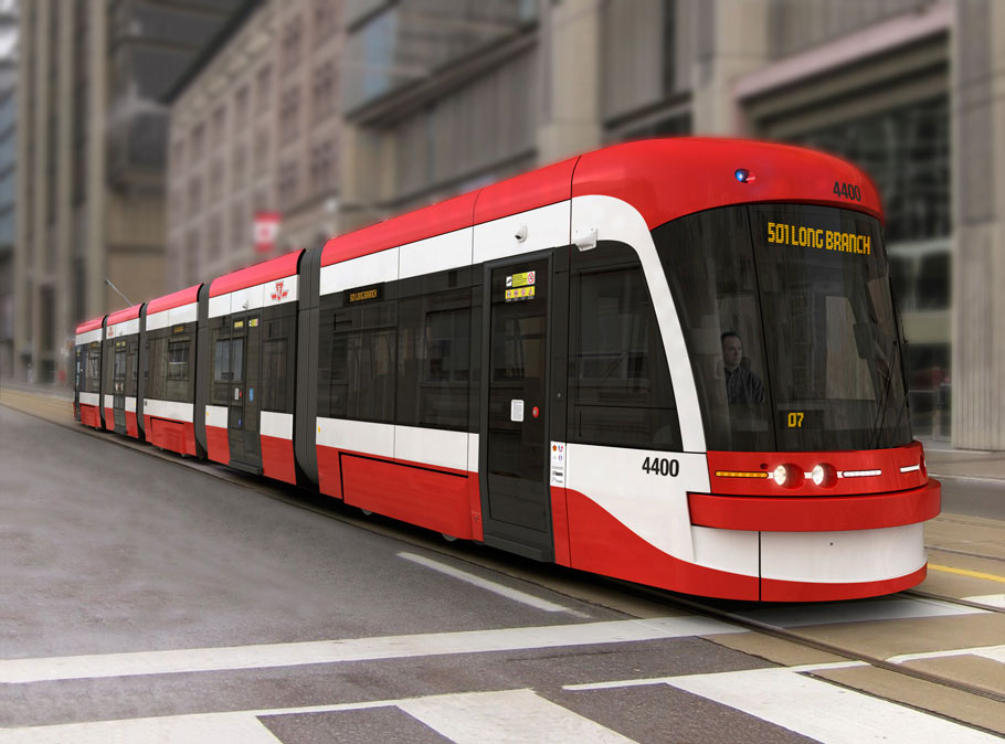 Toronto streetcar rendering