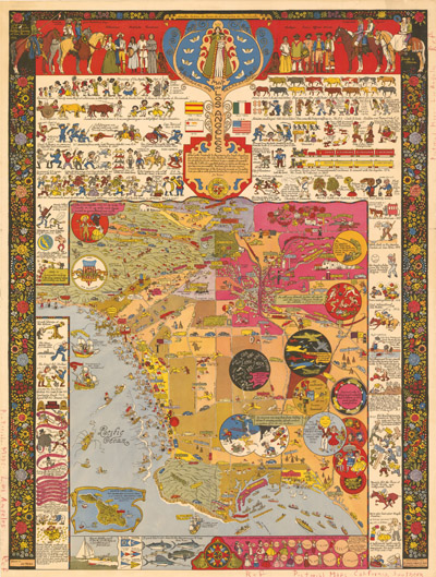 HIstorical and Recreational Map of Los Angeles