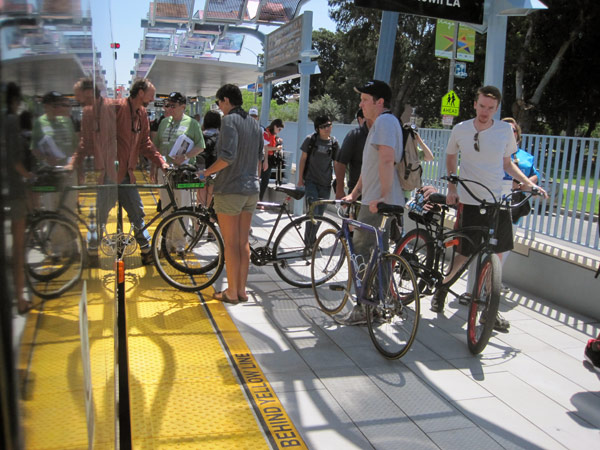 BIkes Go Expo Cyclists go Expo on opening day! -- from Dave Sotero