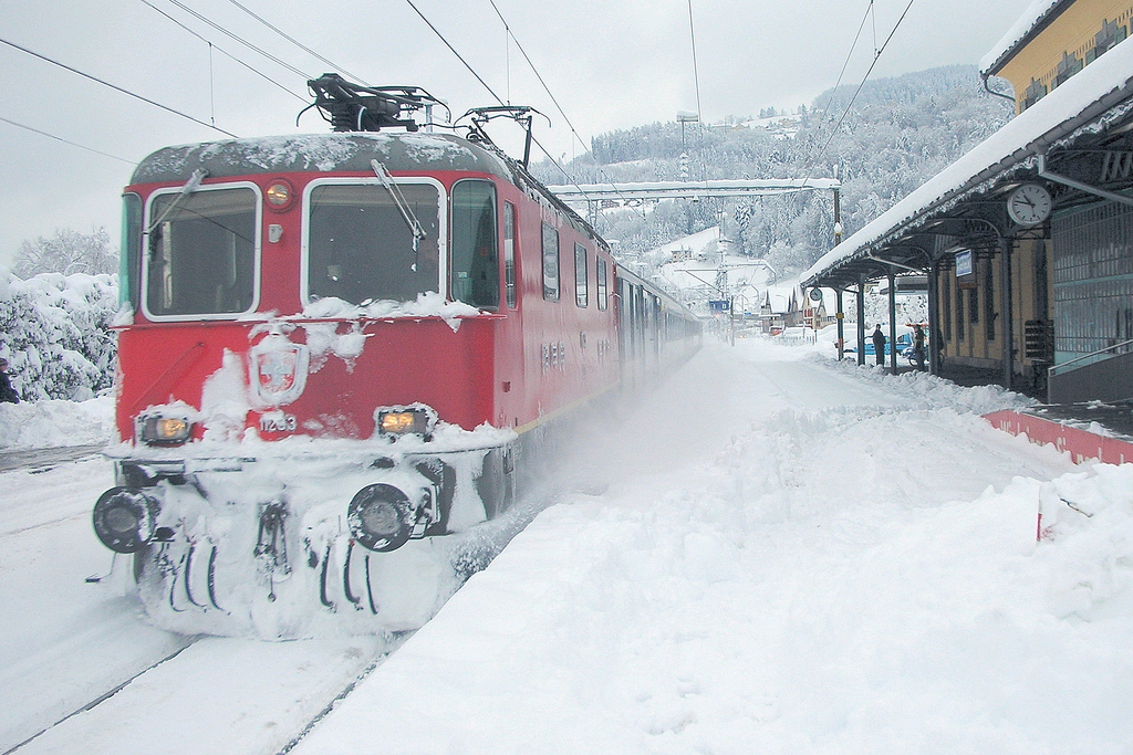 ART OF TRANSIT: A nice wintery scene for you on the first day of winter. Guess where this was taken; answer is after the jump. Photo by Kecko, via Flickr creative commons.