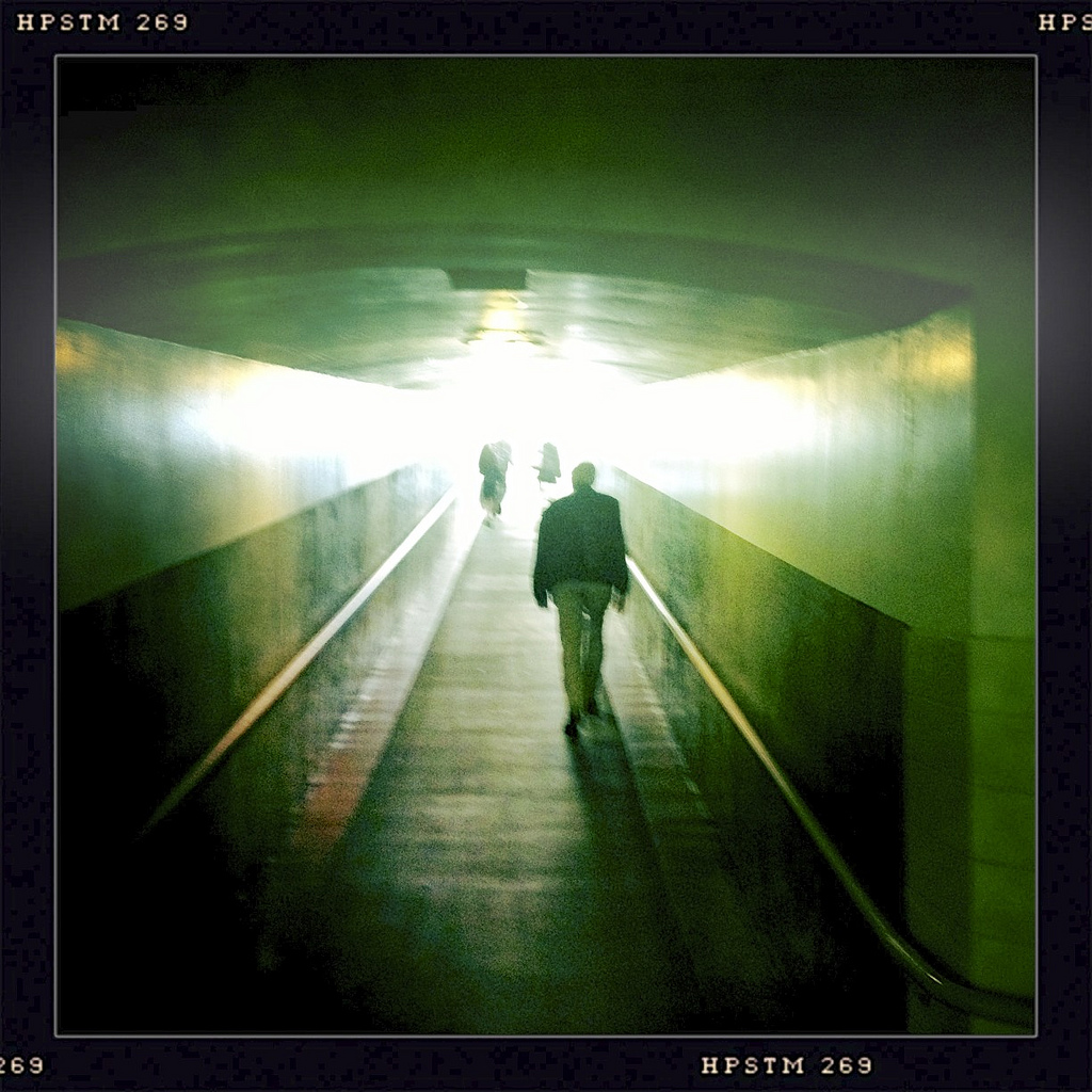 ART OF TRANSIT: A walkway to the platforms at Union Station. Photo by Jeffrey Bell, via Flickr creative commons.