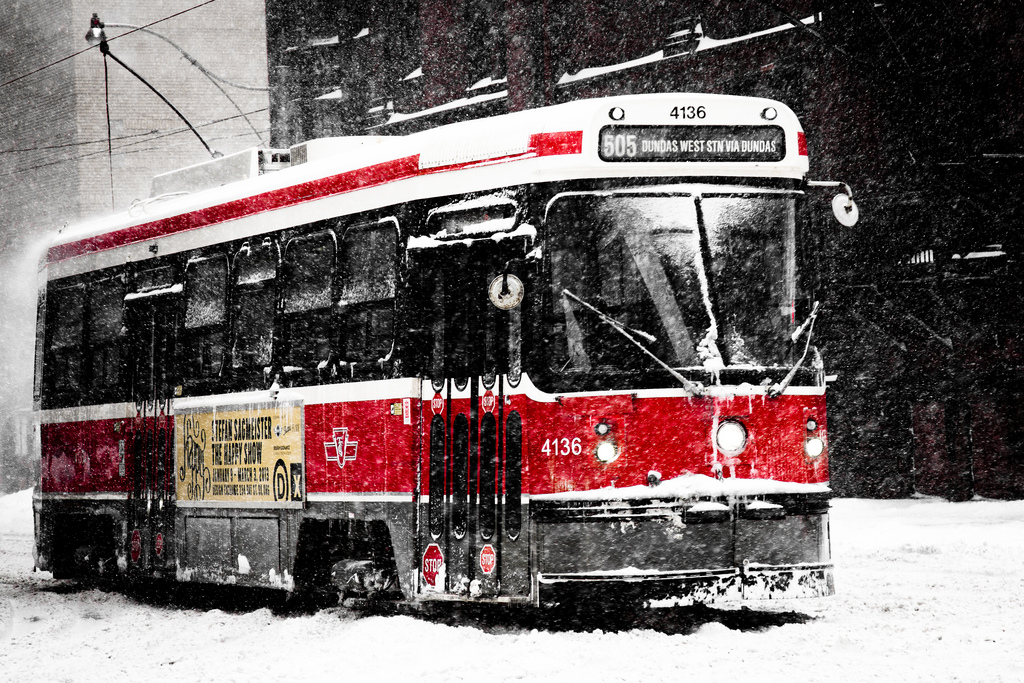 ART OF TRANSIT: Nice photo of a streetcar taken in Toronto last week. Photo by Chung Ho Leung, via Flickr creative commons.
