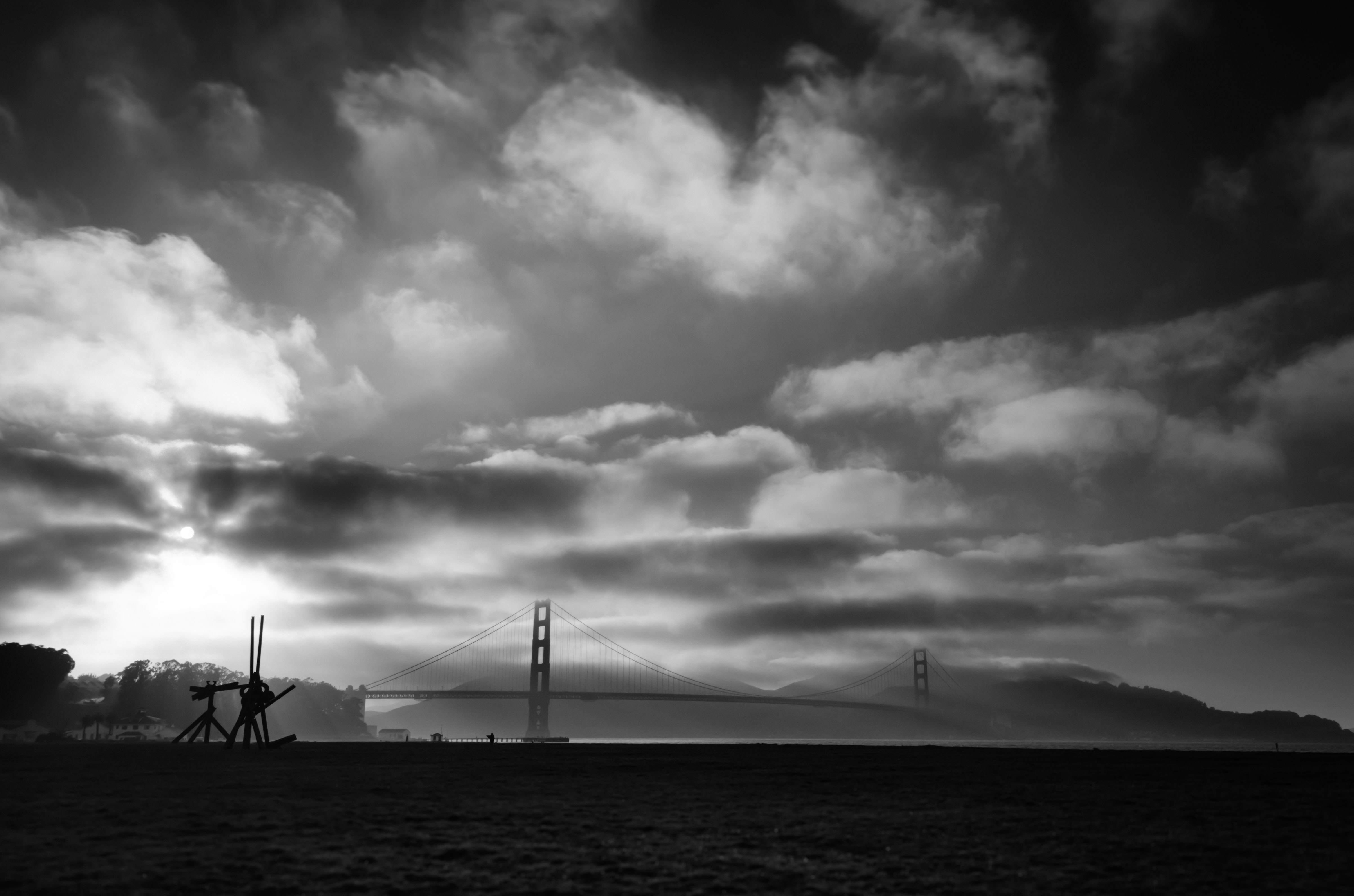 ART OF TRANSIT: Golden Gate Bridge, taken earlier this month on my way back from Oregon. If you want to see real black and white photography from a master check out the ongoing Alan Ross exhibit at the G2 Gallery in Venice, http://www.theg2gallery.com/. It's at Abbot Kinney & Milwood, two blocks north of the Metro 33 & 733 stop at Venice & Abbot Kinney and one block south of the Big Blue Bus stop at Abbot Kinney & Walgrove. Photo by Steve Hymon.