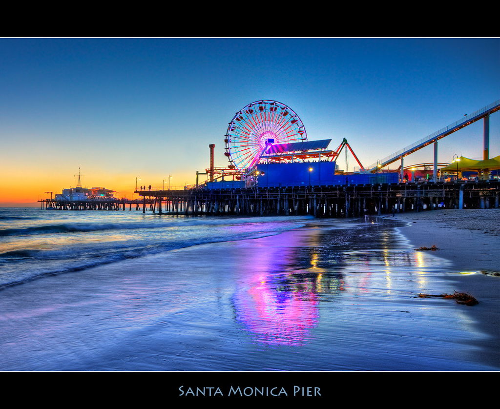Gorgeous shot of Santa Monica Pier. Wait until Glow really lights it up! Photo: szeke via Flickr Creative Commons
