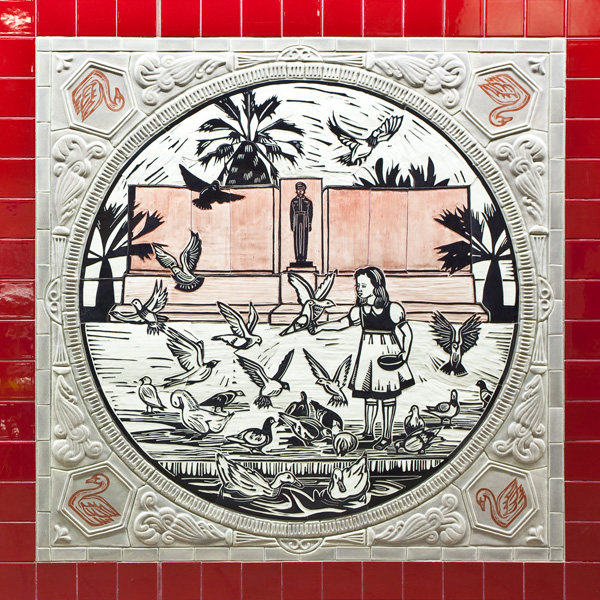 Westlake/MacArthur Park Station, MacArthur Park, Urban Oasis (detail), Sonia Romero, Artist. Photo: Metro Creative Services.