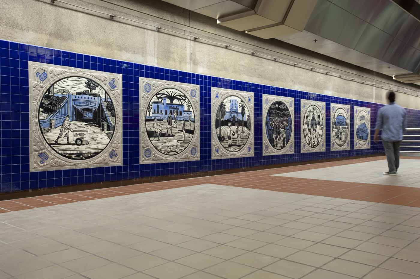 Westlake/MacArthur Park Station, MacArthur Park, Urban Oasis, Sonia Romero, Artist. Photo: Metro Creative Services.