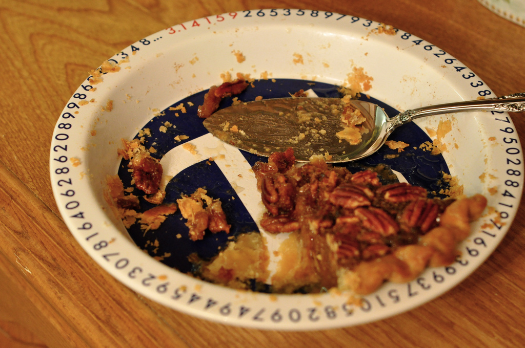 Mmm, pecan pie on a pi plate. Photo: kimberlykv via Flickr Creative Commons