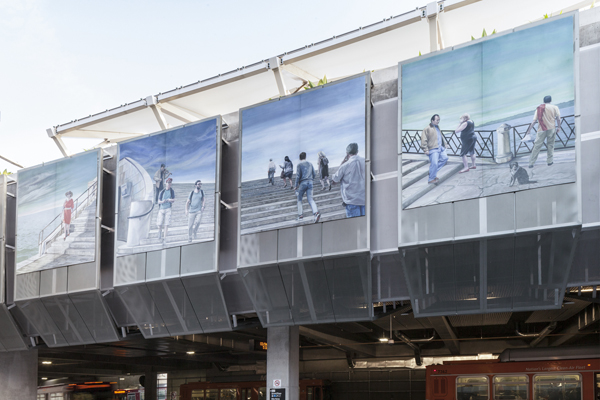 Eloy Torrez explores our momentary encounters as we cross paths with each other in our daily lives and within the transit environment in The Steps We Take.