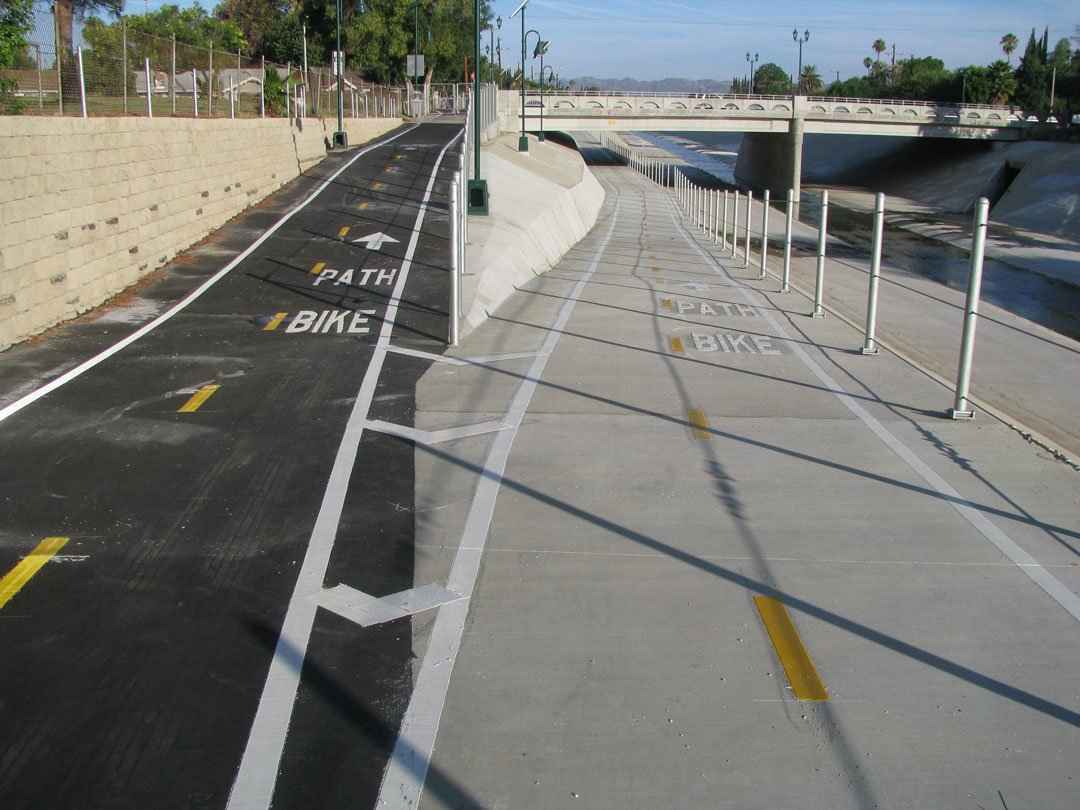 New Section of L.A. River Bikeway in the west San Fernando Valley opens
