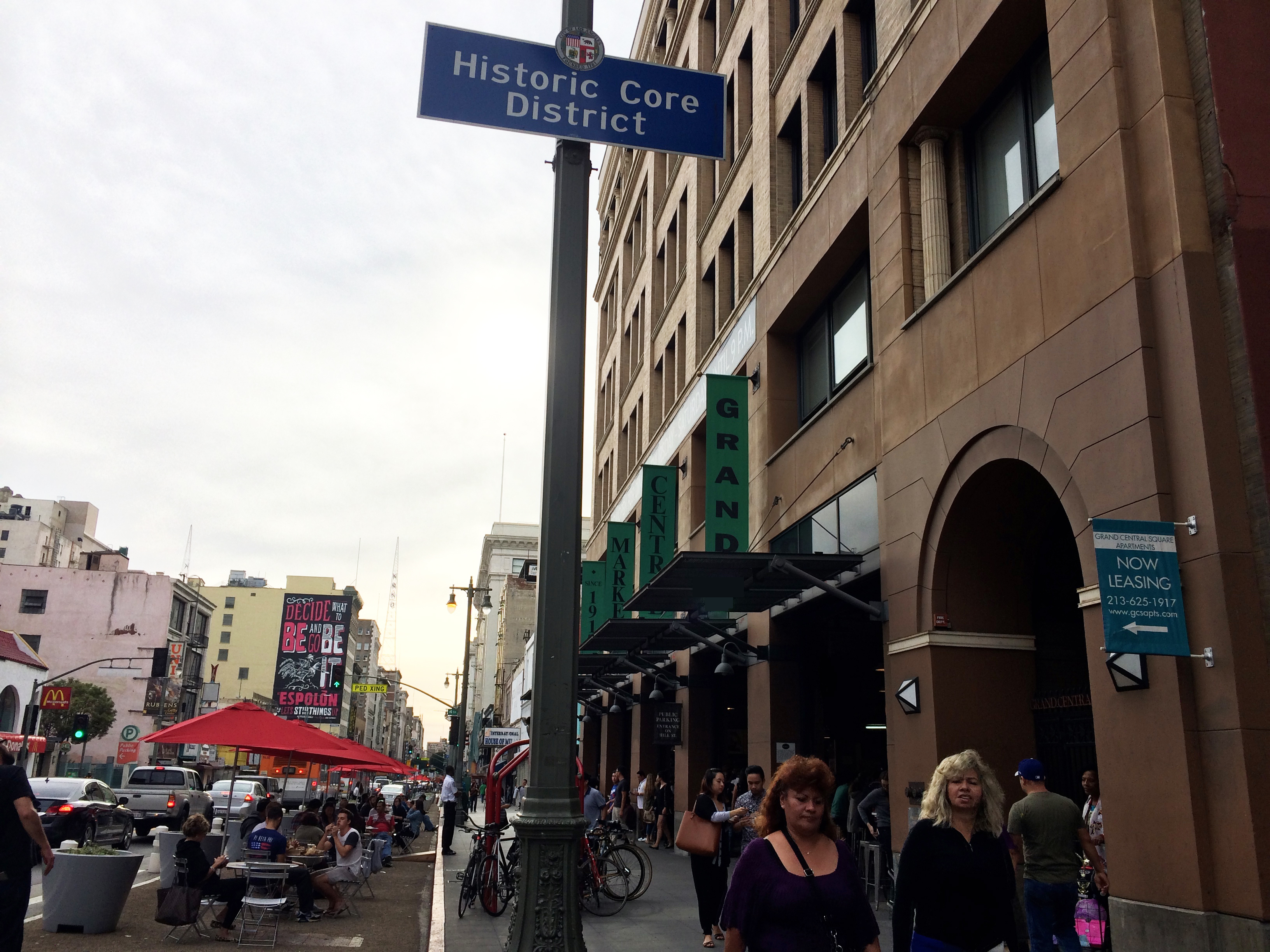 Grand Central Market Broadway entrance in downtown LA. (Photo: Joseph Lemon / Metro)
