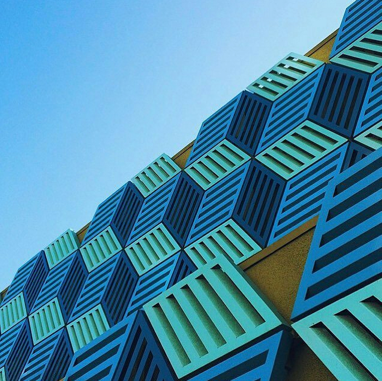 The art at Metro's former Customer Service Center (it will be saved). Photo via Instagram @shreebscoffee