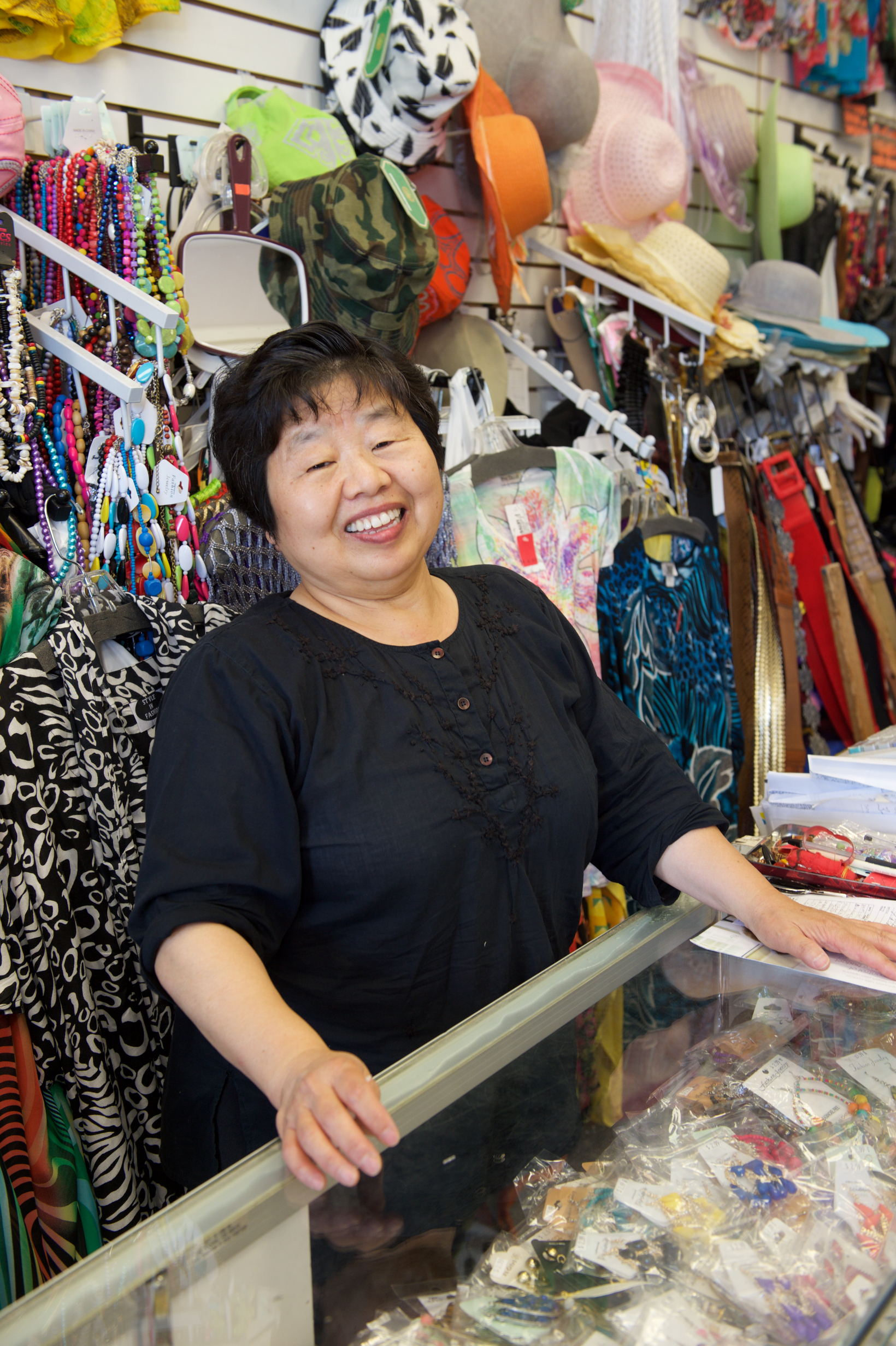 Eunice Pae, owner of Sense Fashion. Photo by Gary Leonard/Metro.