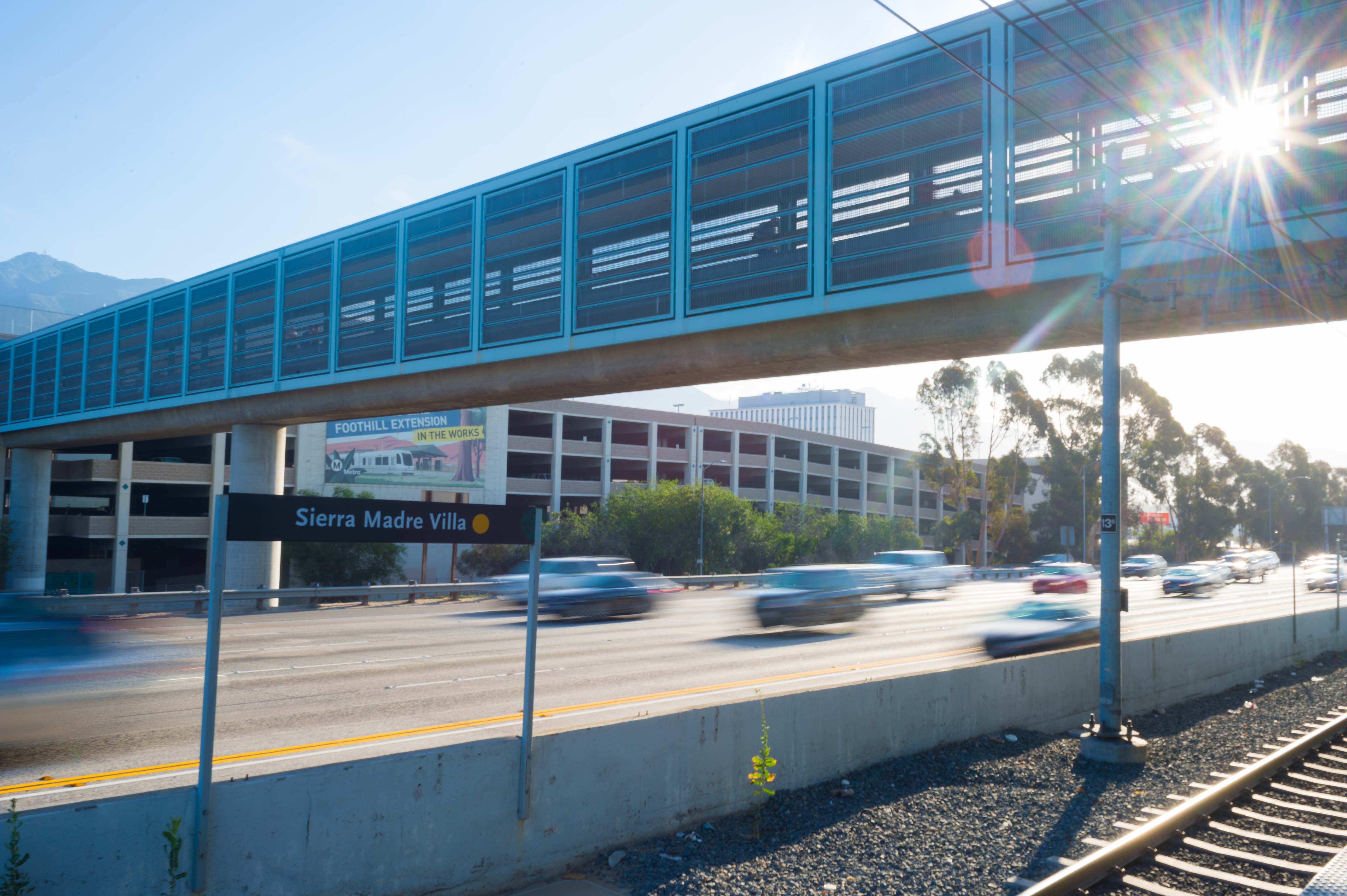A planning conundrum: Are parking garages at transit stations the solution or the problem? Photo by Steve Hymon/Metro.