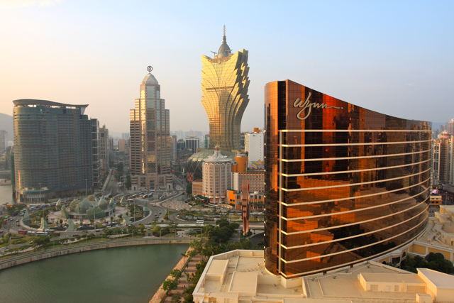 The Macau skyline. Hmm. Any similarities to Vegas? Photo by Lee Jing Xi, via Flickr creative commons.