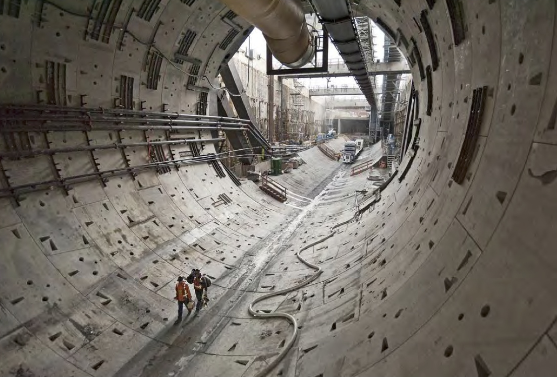 Work will soon resume on the tunnel in DTSEA. Photo: Washington Department of Transportation.