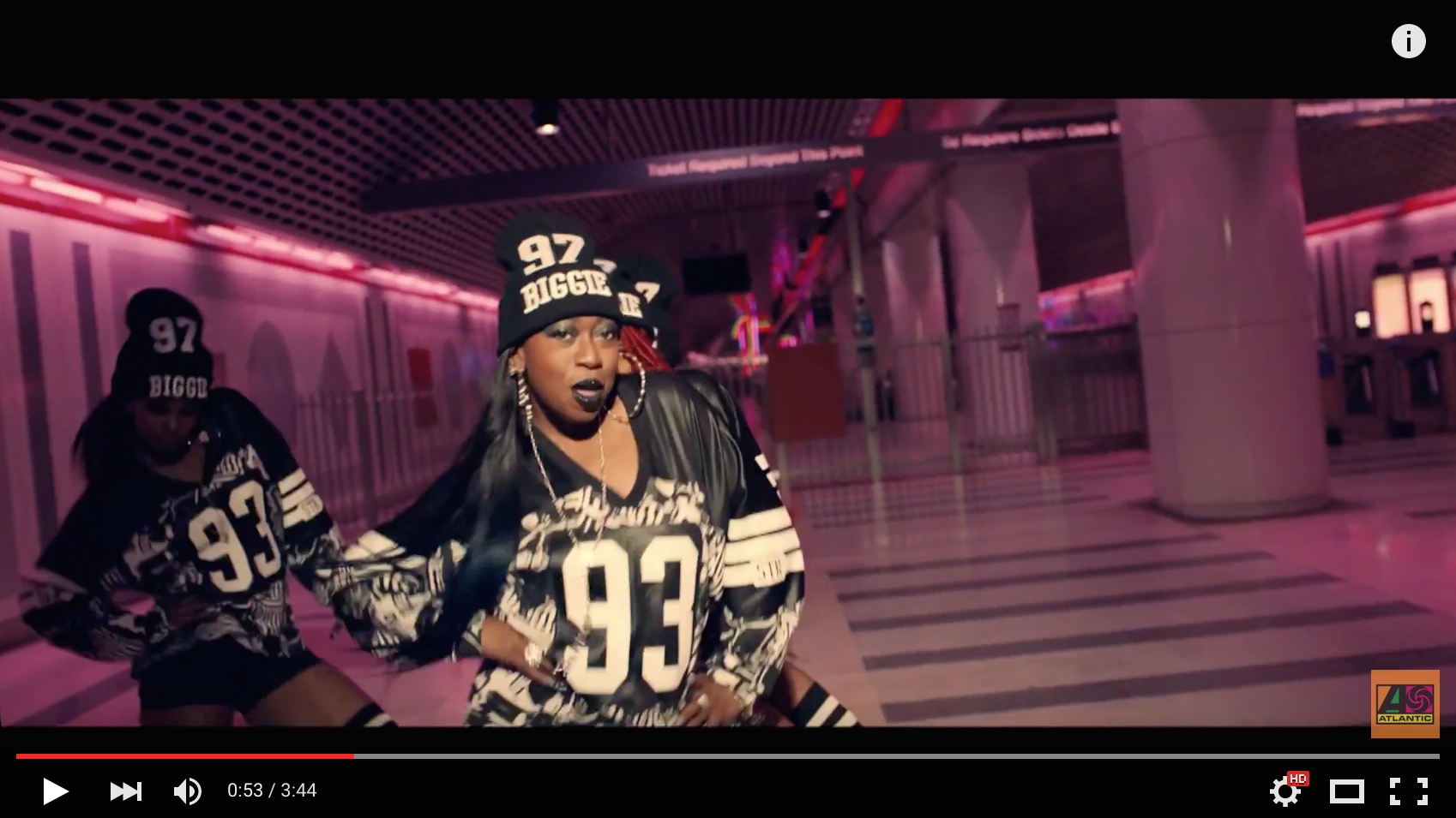 The subway gets a cameo in the new Missy Elliott video. Click above to watch. Mandatory warning: some adultish language of the hip-hop variety.