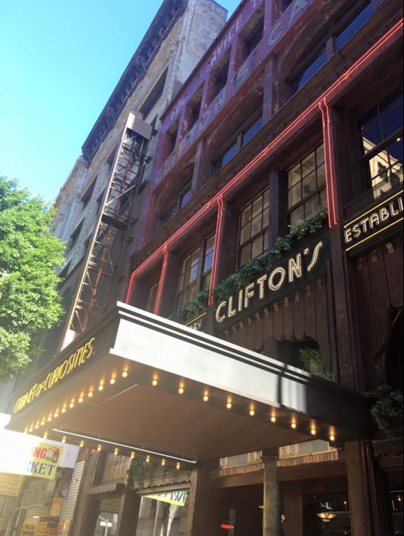 Participants meet here at the newly renovated Clifton's Cafeteria in DTLA at 9am.