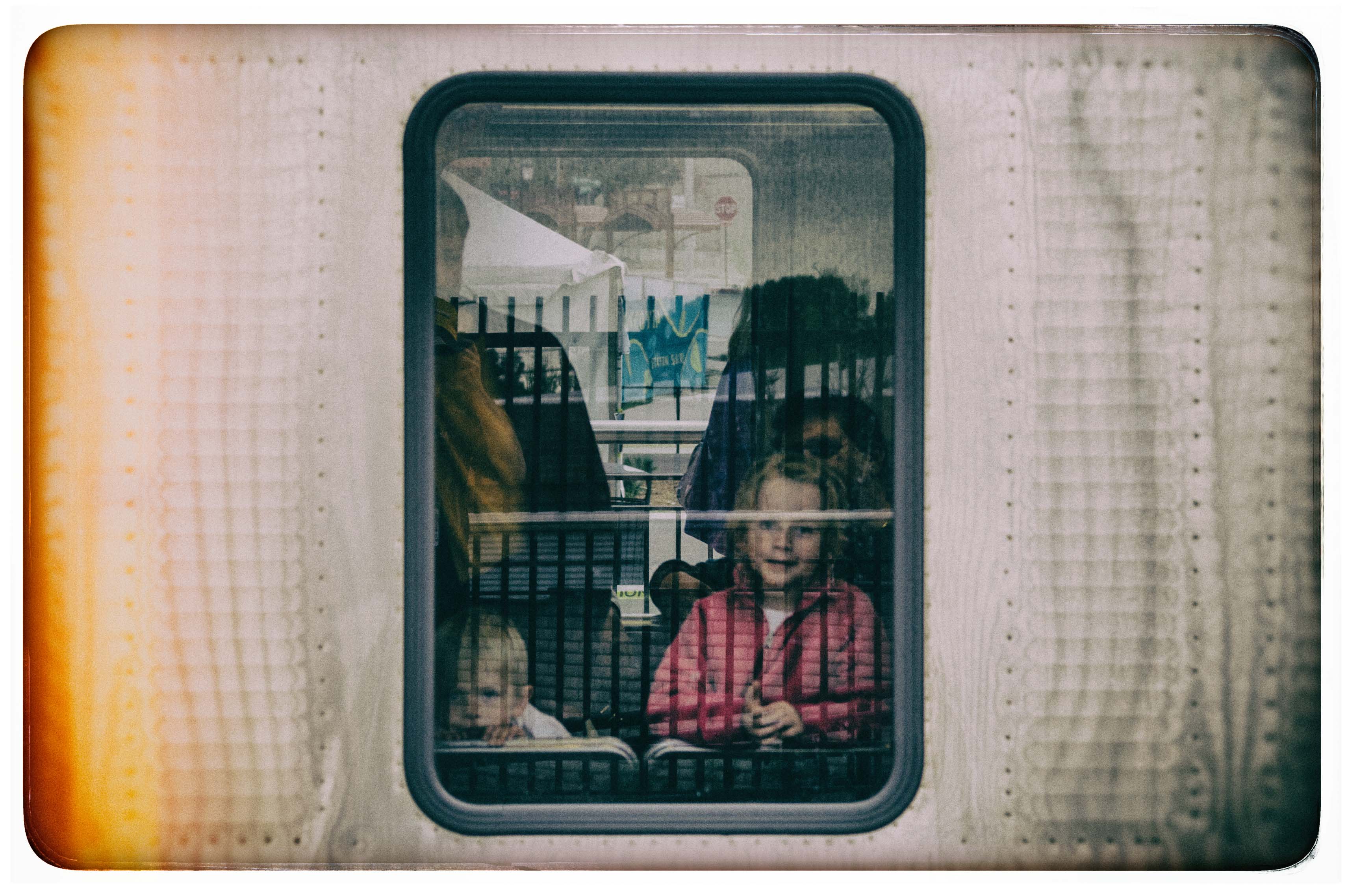 One of my favorite photos from Saturday's opening of the Gold Line to Azusa. I gave this image a run through Analog Efex Pro for the vintagey look. Photo by Steve Hymon/Metro.