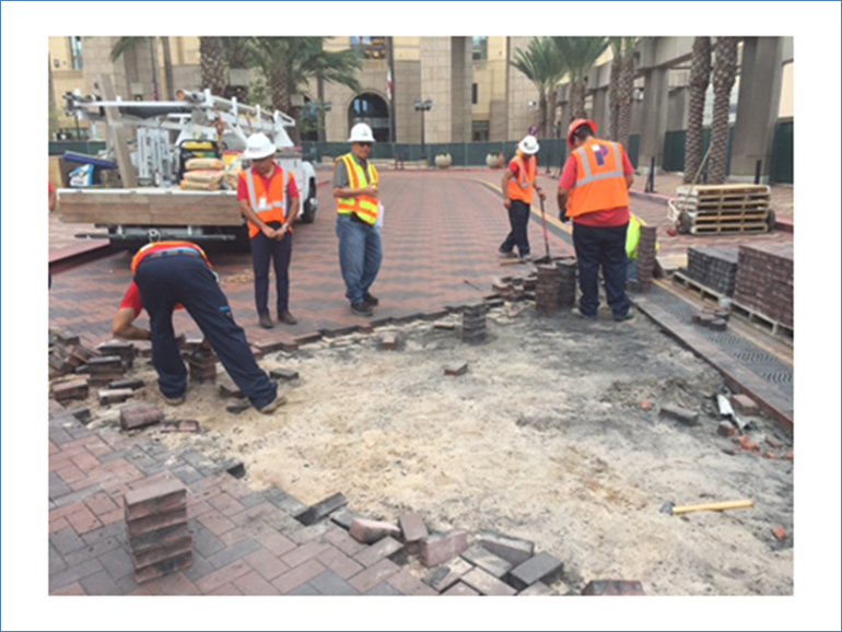 This helps explain why Patsouras Plaza has been closed. Click above to read more about the closure and the new pickup/dropoff area.