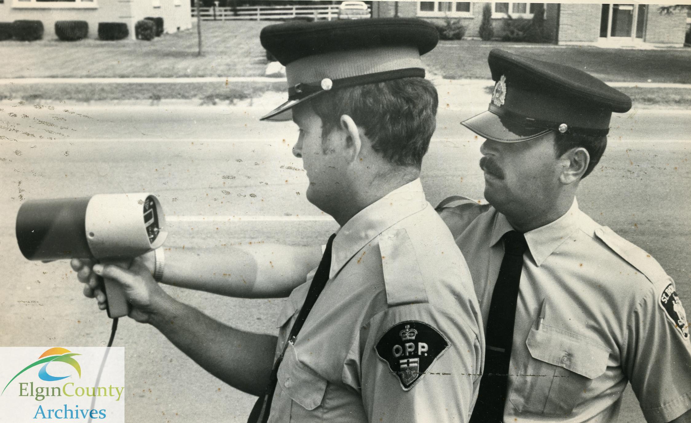Another way to make cities safer: enforce existing traffic laws! Credit: Elgin County Archives, via Flickr creative commons.