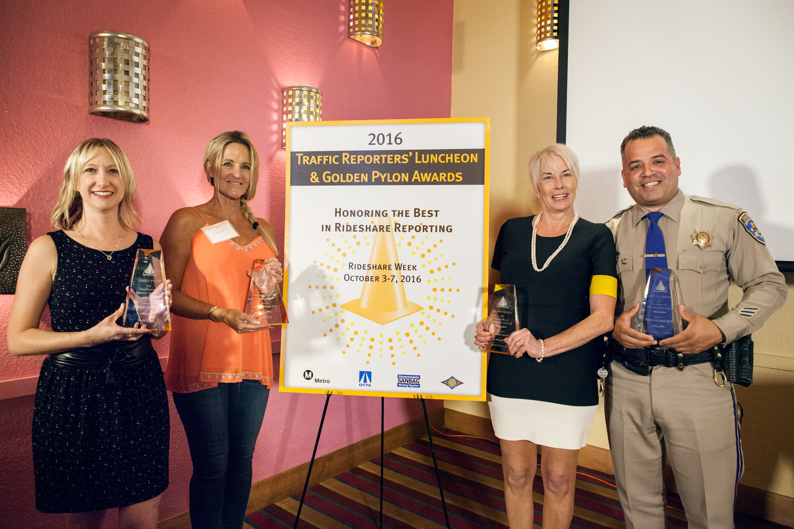 From left to right: Katie Clark, Karen Kay, Kajon Cermak, Ramberto Salcido.