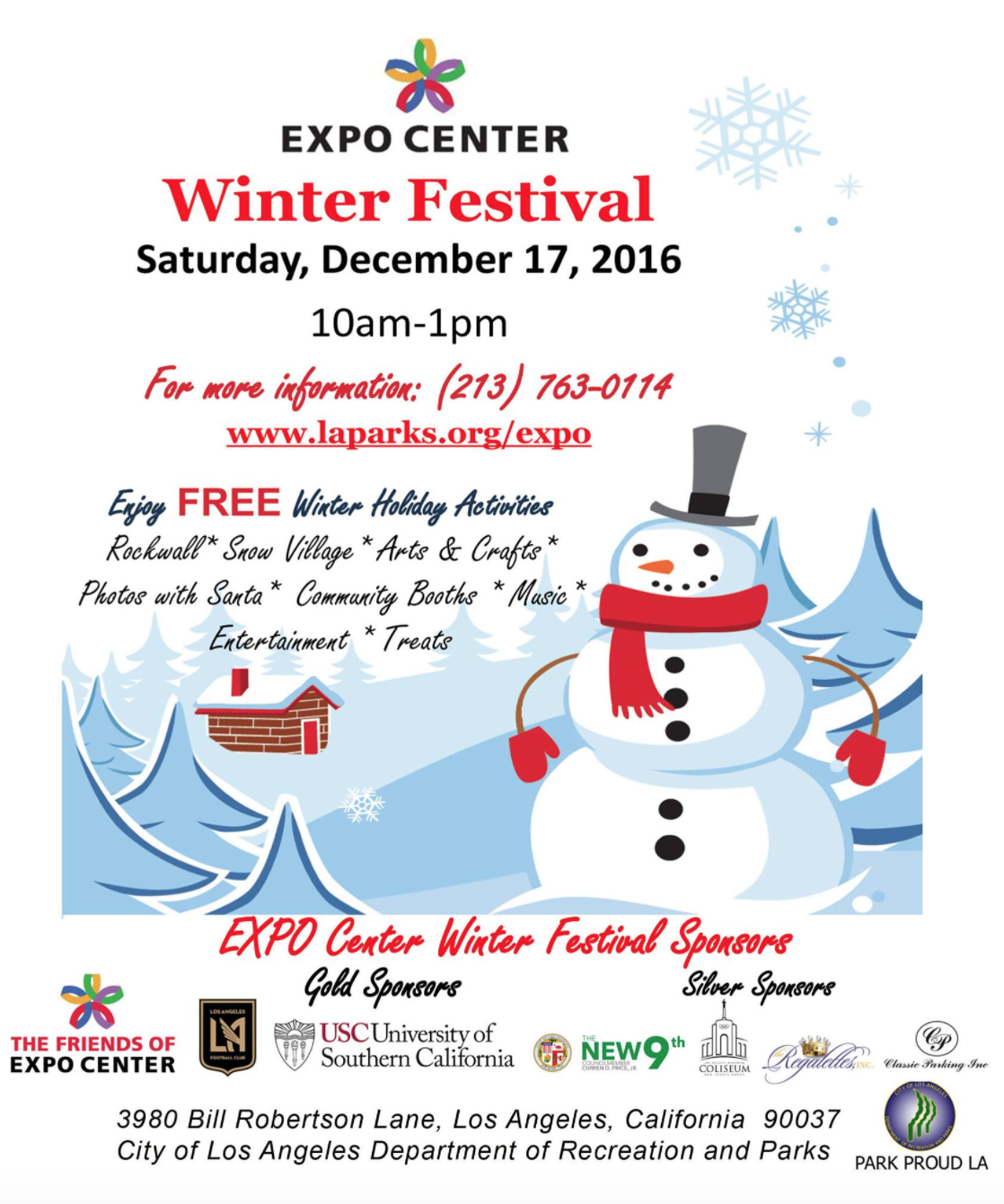 Go Metro to the Expo Center Winter Festival at Expo Park The Source