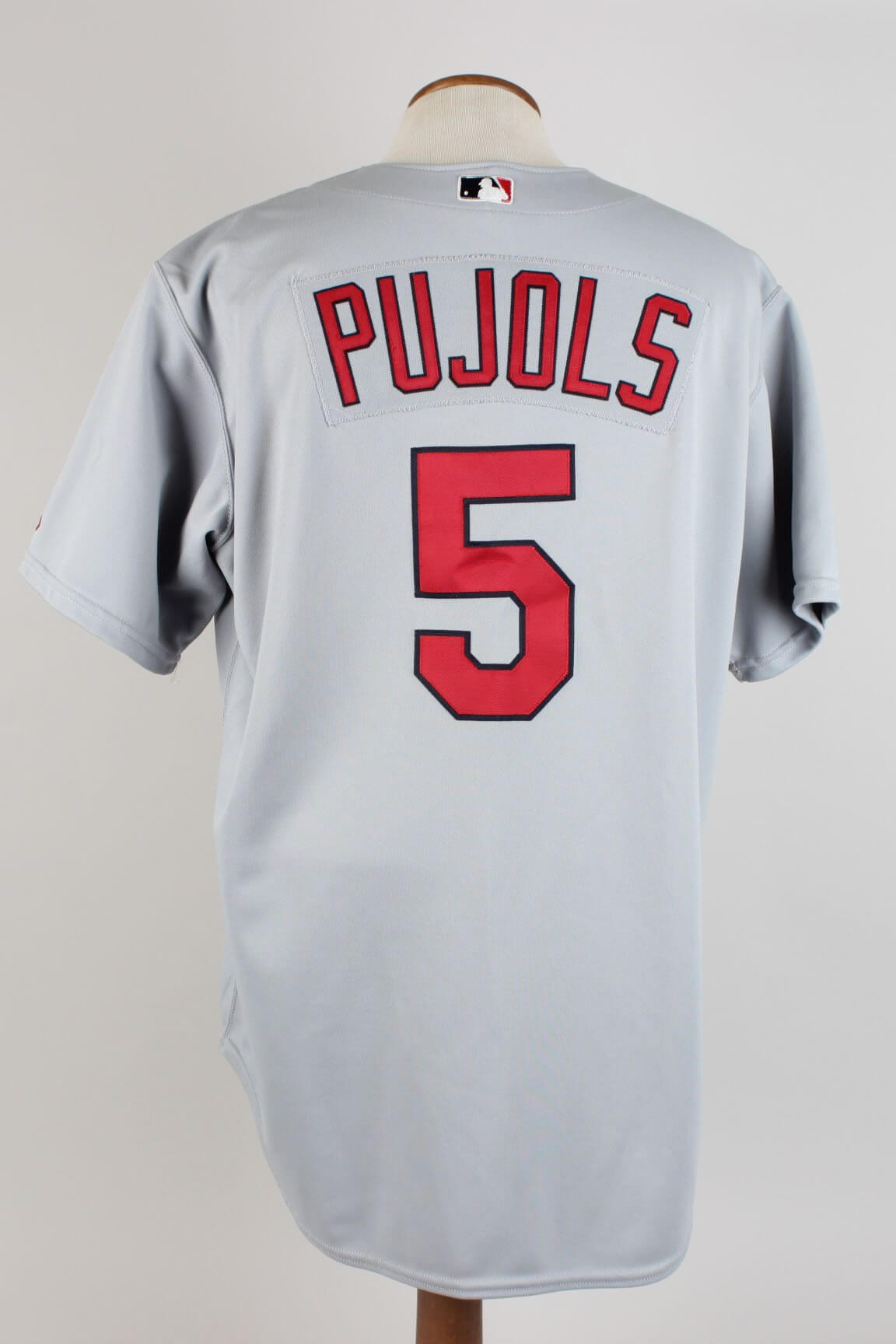 2001 St. Louis Cardinals Albert Pujols GameWorn Road Rookie Jersey