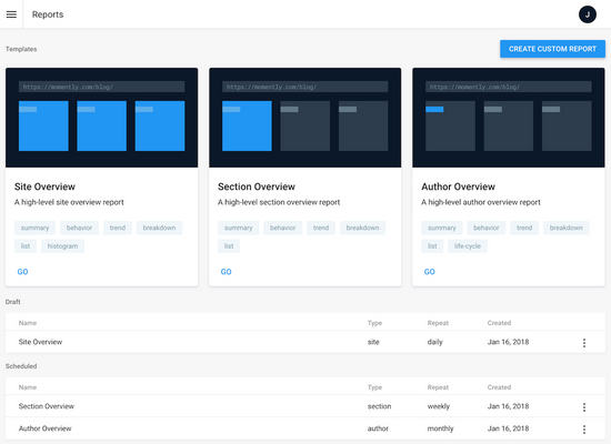 turn your data into informative reports that are easy to read, easy to share, and fully customizable