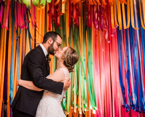 Colorful Houston Event Venue Wedding