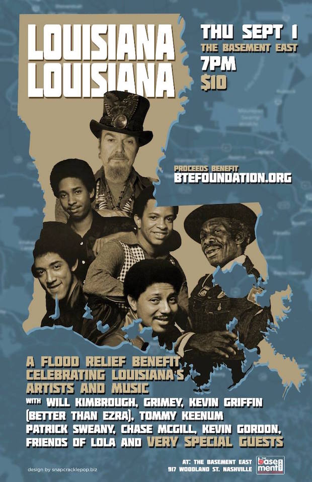 Louisiana Benefit Poster