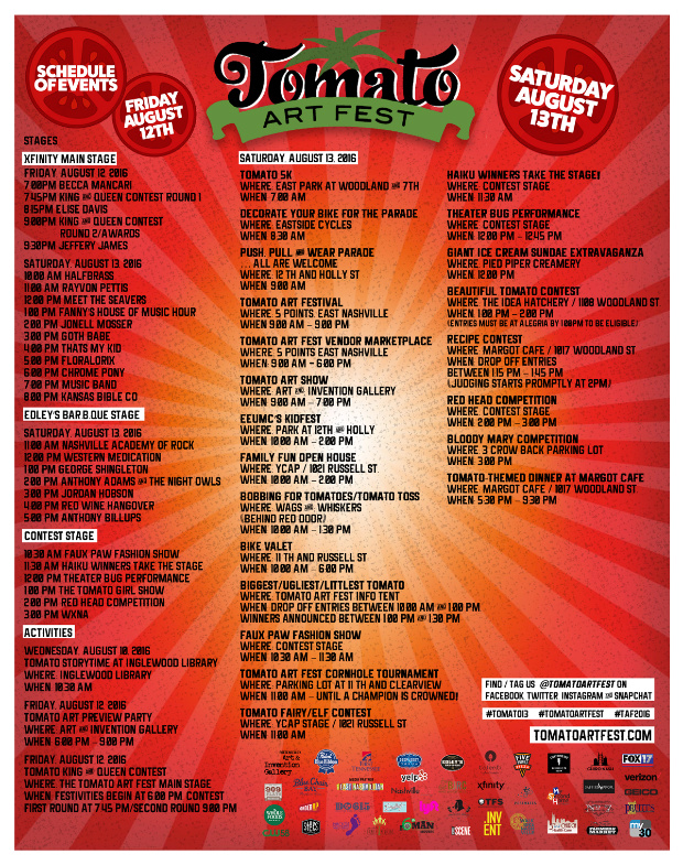 Tomato Art Fest-2016-schedule
