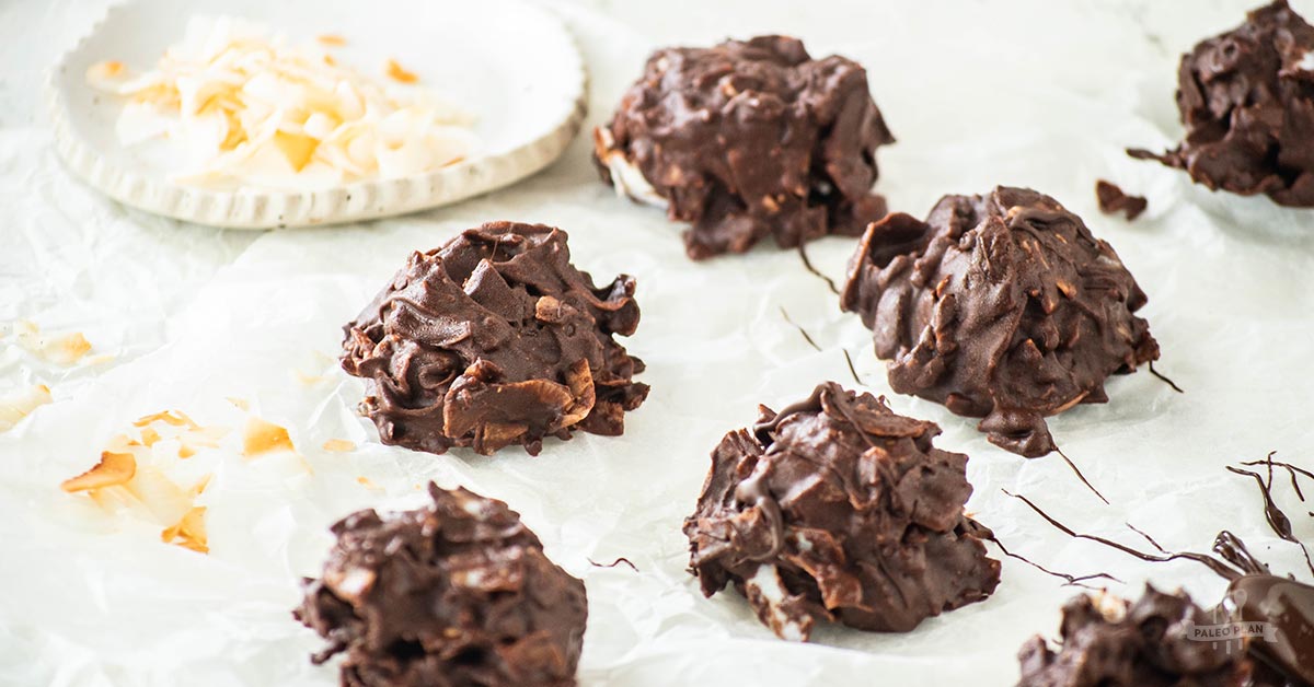 Chocolate Coconut Drops | Paleo, Gluten Free, Dairy Free