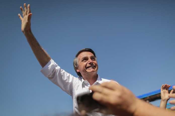 Presidential Candidate Jair Bolsonaro Holds Campaign Rally