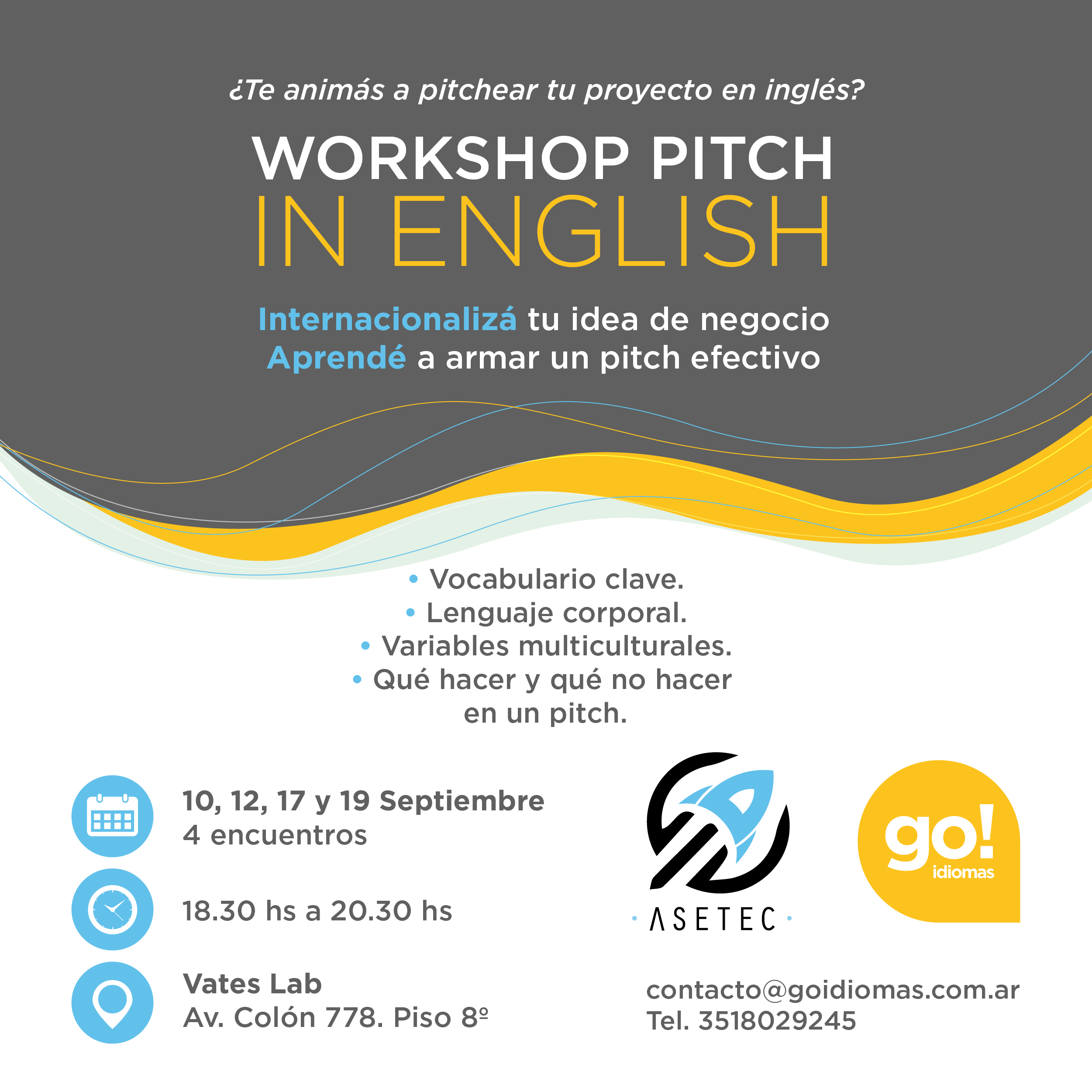 Llega el Pitch in English Punto a Punto Diario