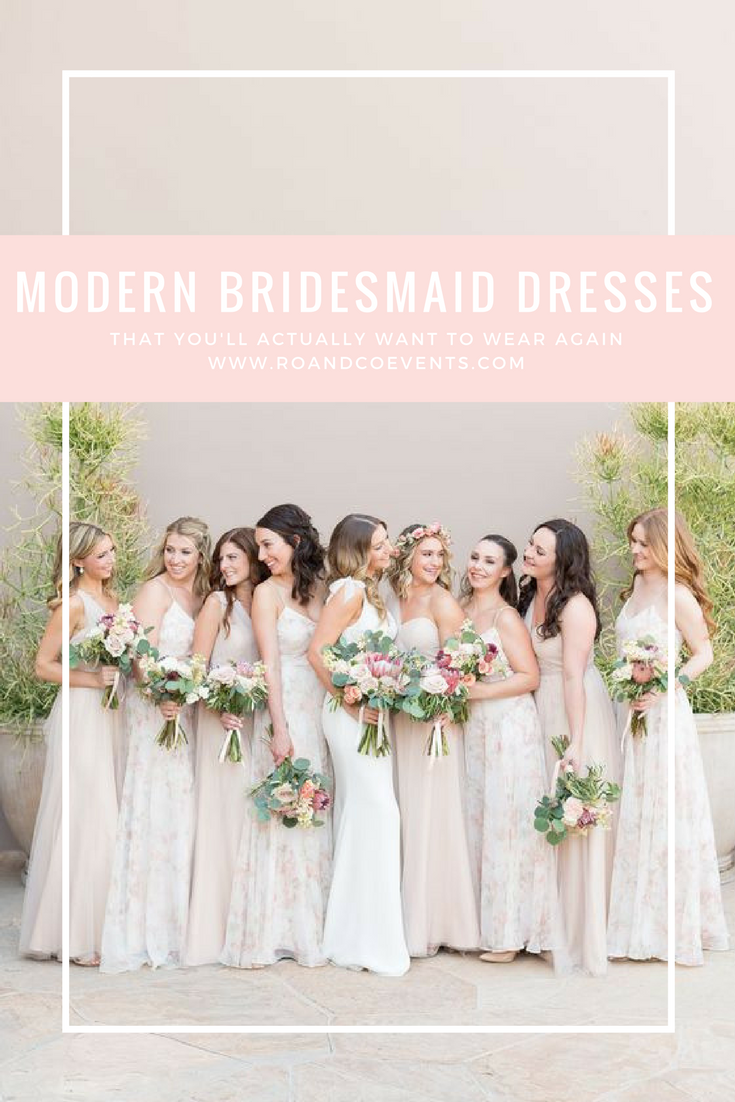 Modern Bridesmaid Dresses